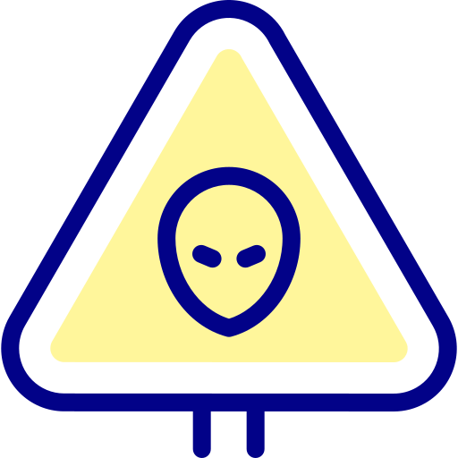 segnale di pericolo Detailed Mixed Lineal color icona