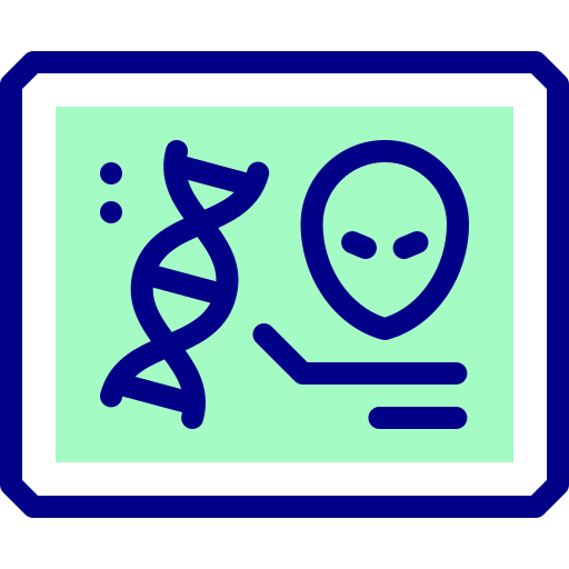 dna Detailed Mixed Lineal color icon