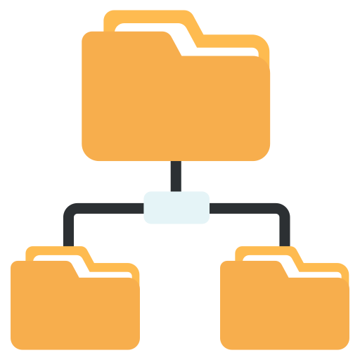 Folder network Generic Flat icon