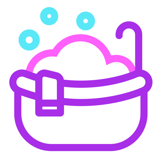 Bathtube Generic Outline Color icon