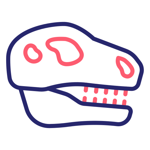 화석 Generic Outline Color icon