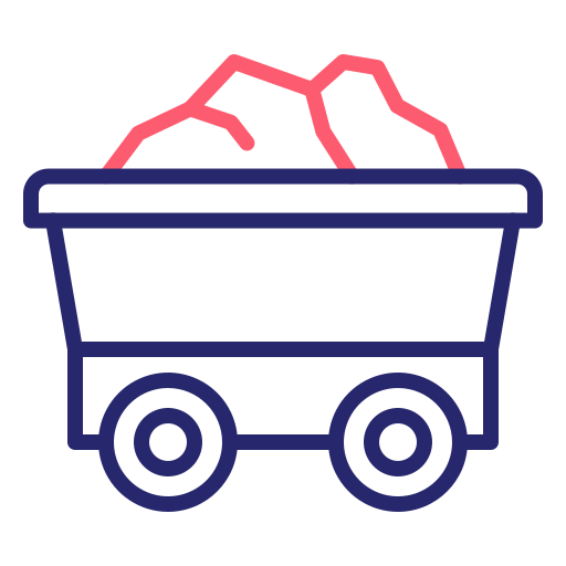 Mining cart Generic Outline Color icon