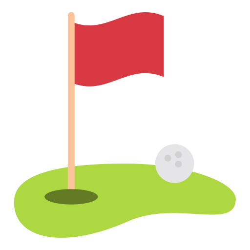 campo de golf Good Ware Flat icono