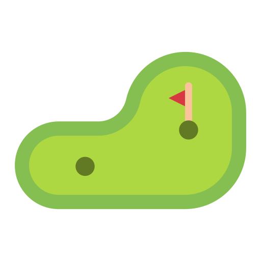mini golf Good Ware Flat icono