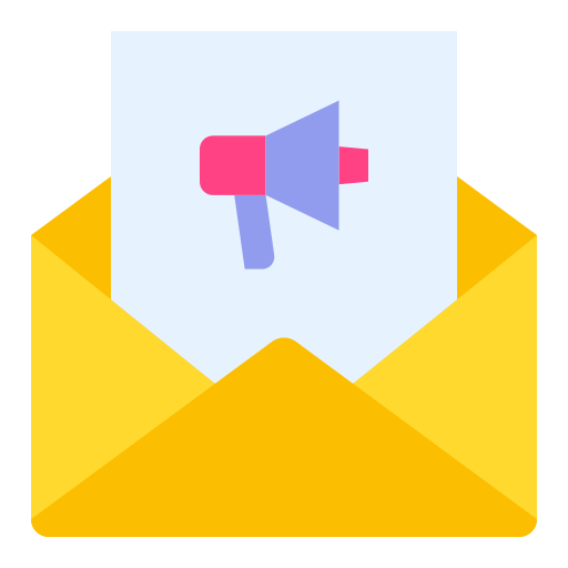 e-mail marketing Good Ware Flat icon