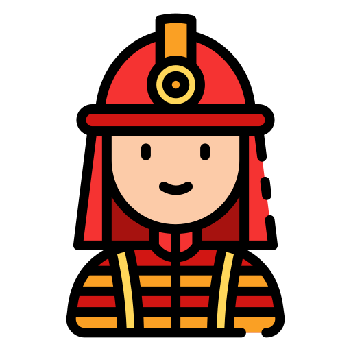 Firefighter Good Ware Lineal Color icon