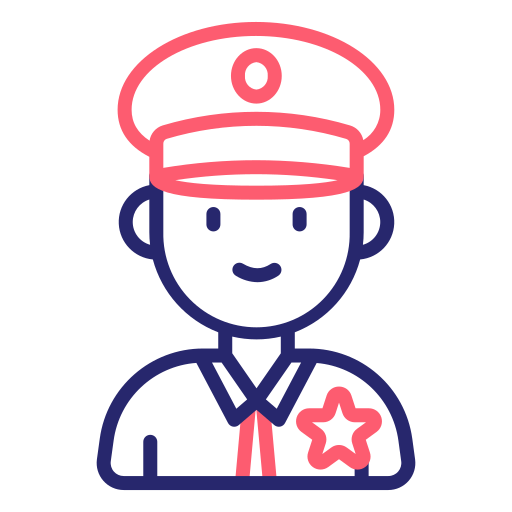 poliziotto Generic Outline Color icona
