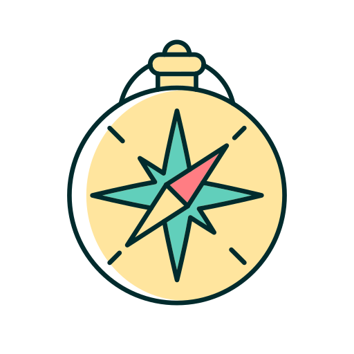 Compass Generic Color Omission icon