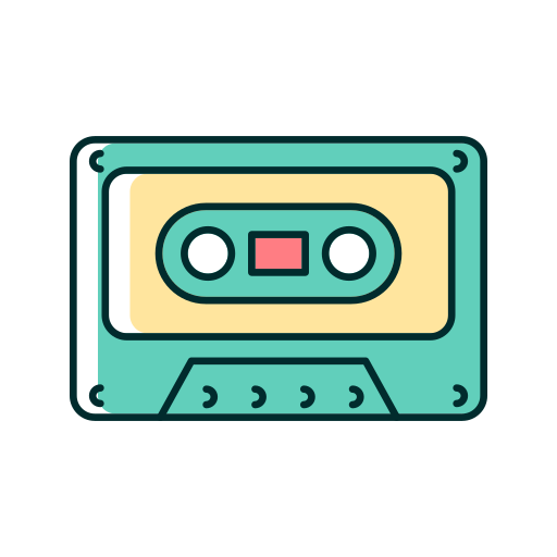 Tape recorder Generic Color Omission icon