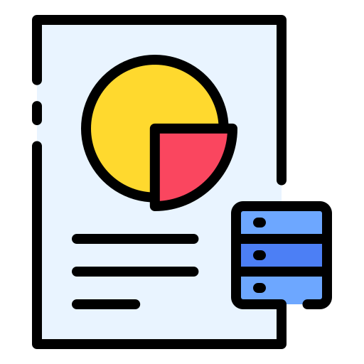 Data Good Ware Lineal Color icon
