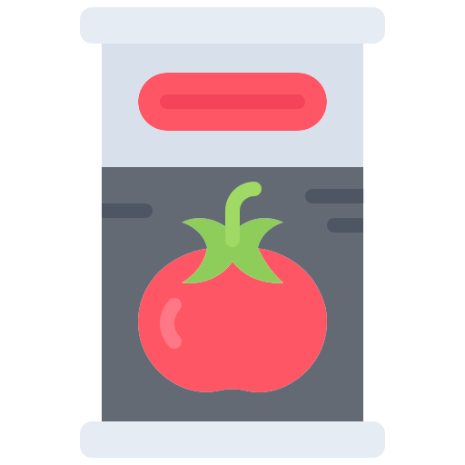 tomaat Coloring Flat icoon