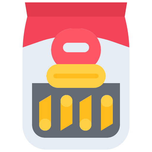 pasta Coloring Flat icon