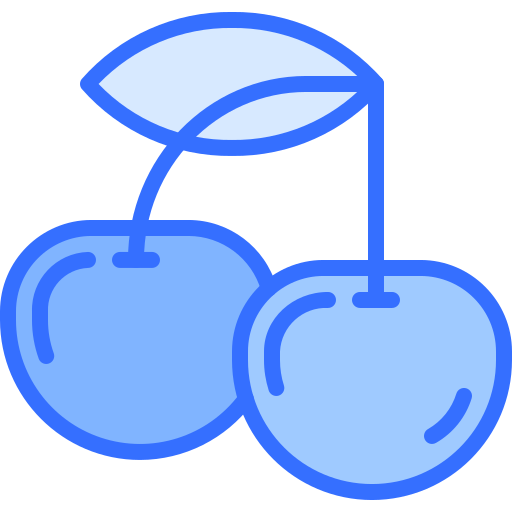 Cherry Coloring Blue icon