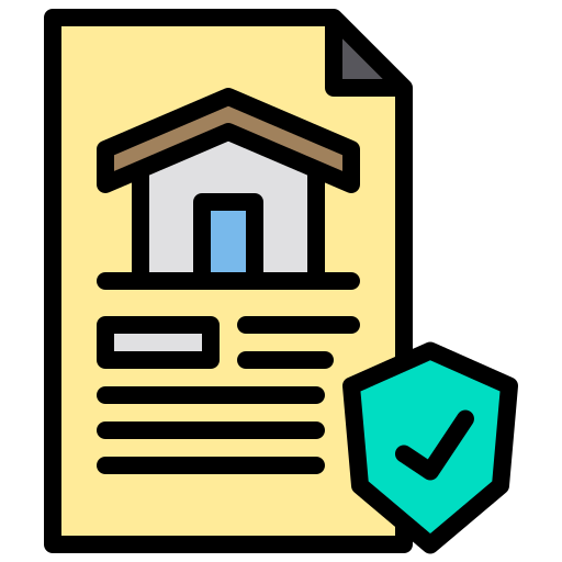 주택 보험 xnimrodx Lineal Color icon