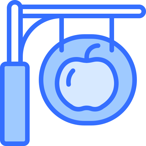 果物店 Coloring Blue icon