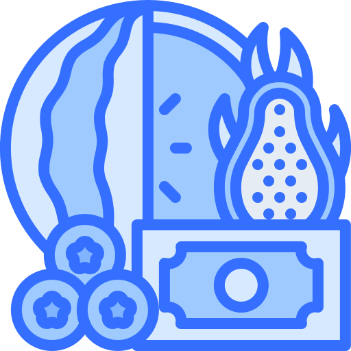 fruta Coloring Blue icono