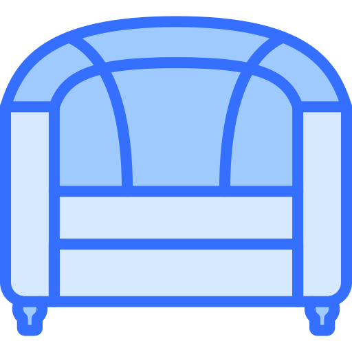 sessel Coloring Blue icon
