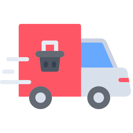 Delivery Coloring Flat icon