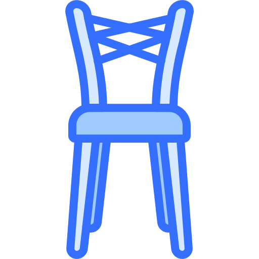 silla Coloring Blue icono