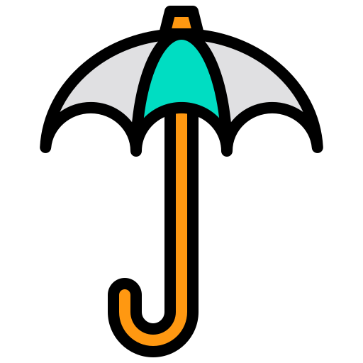 guarda-chuva xnimrodx Lineal Color Ícone