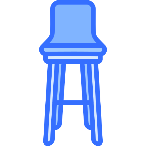 sedia Coloring Blue icona