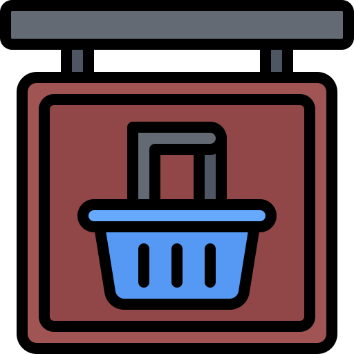 Shop Coloring Color icon