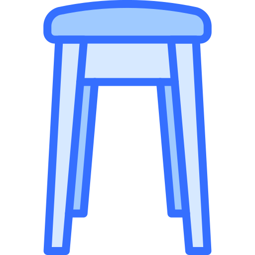 スツール Coloring Blue icon