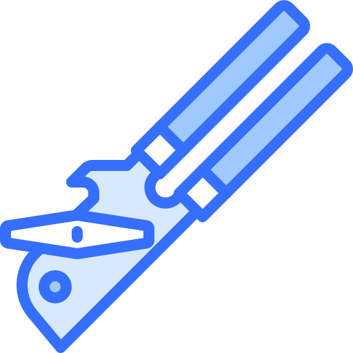 Can opener Coloring Blue icon