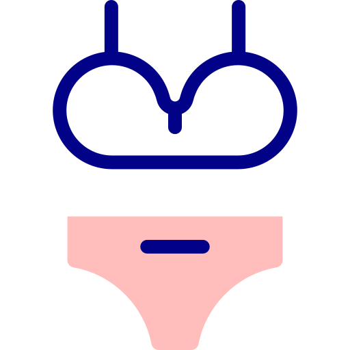 traje de baño Detailed Mixed Lineal color icono