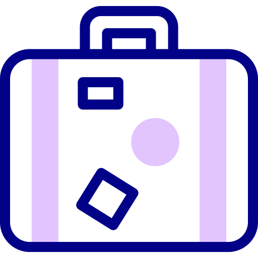 荷物 Detailed Mixed Lineal color icon