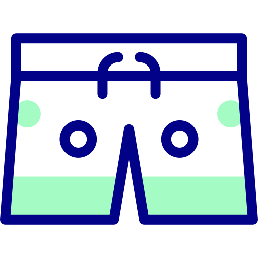 ショーツ Detailed Mixed Lineal color icon