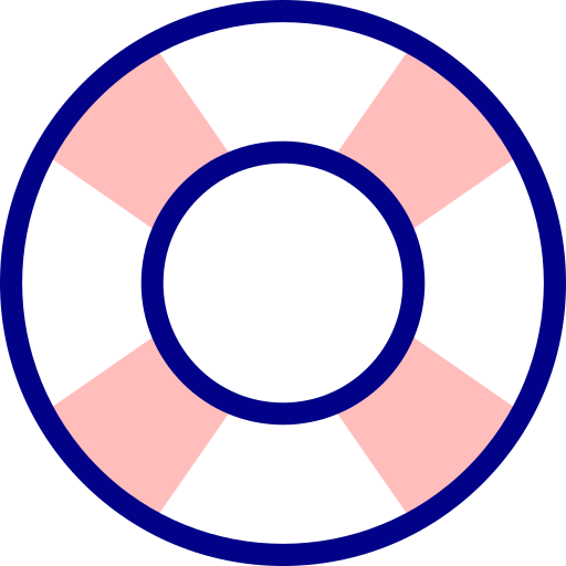 boya salvavidas Detailed Mixed Lineal color icono