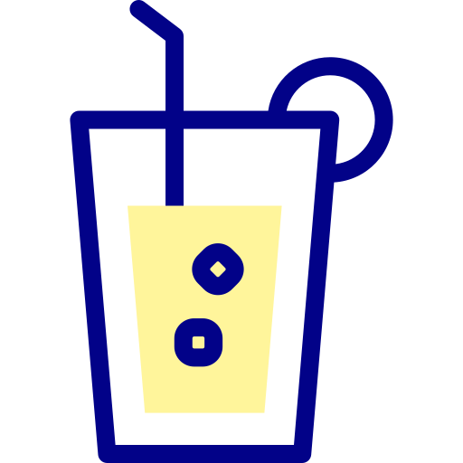 limonade Detailed Mixed Lineal color icon