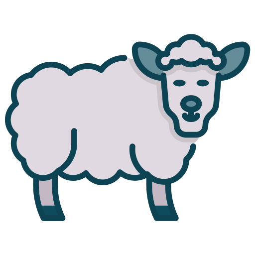 Овца Generic Outline Color иконка