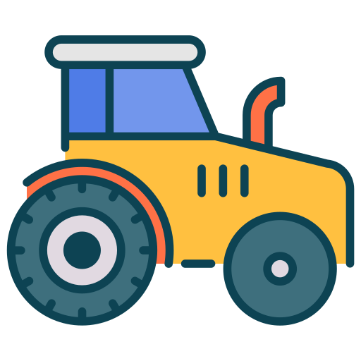 tracteur Generic Outline Color Icône