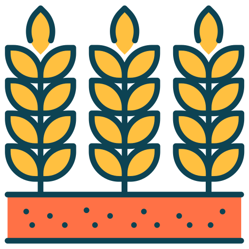Wheat Generic Outline Color icon