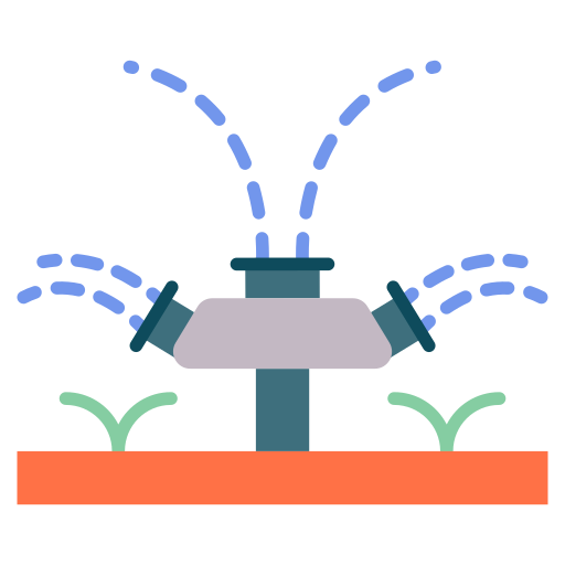 sistema de riego Generic Flat icono