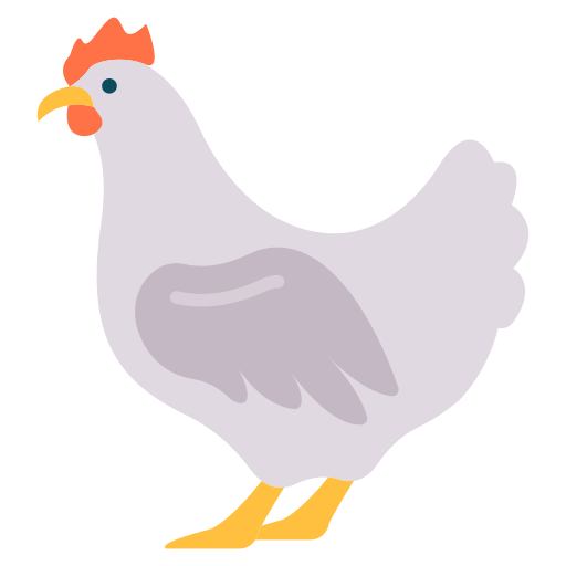 poule Generic Flat Icône