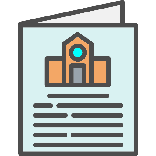 Brochure Generic Outline Color icon