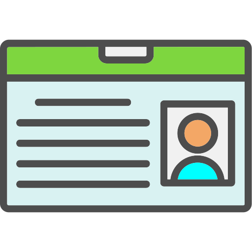 Student card Generic Outline Color icon