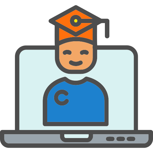 Online class Generic Outline Color icon