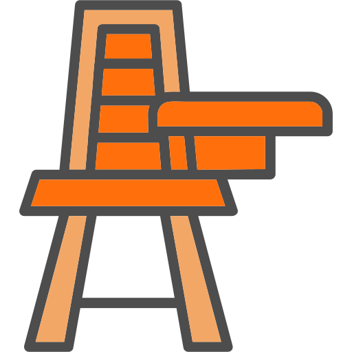 Desk chair Generic Outline Color icon