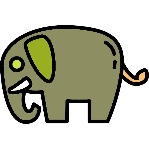 Elephant Chanut is Industries Lineal Color icon