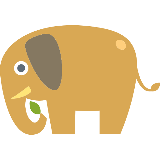 Elephant Chanut is Industries Flat icon