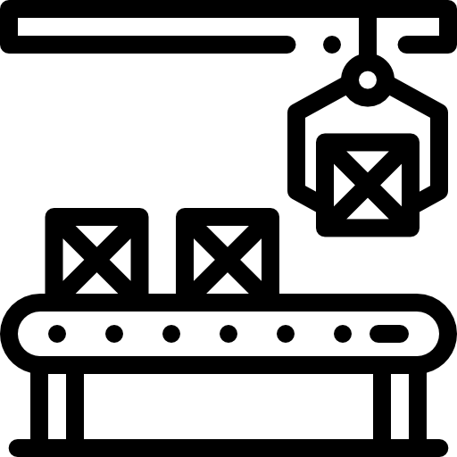 convoyeur Detailed Rounded Lineal Icône