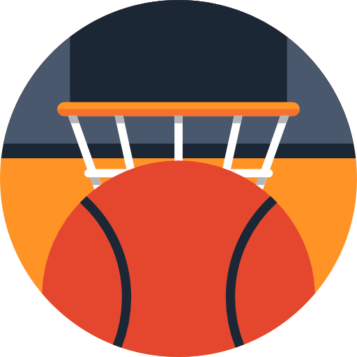 Basketball Chanut is Industries Flat Circular icon