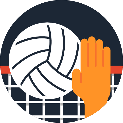 volleyball Chanut is Industries Flat Circular icon