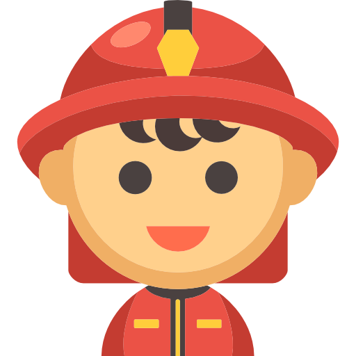 Firefighter Chanut is Industries Flat icon