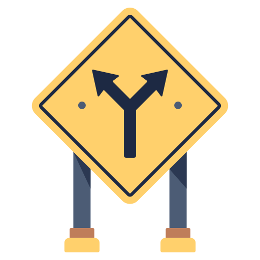 verkeersbord Generic Flat icoon