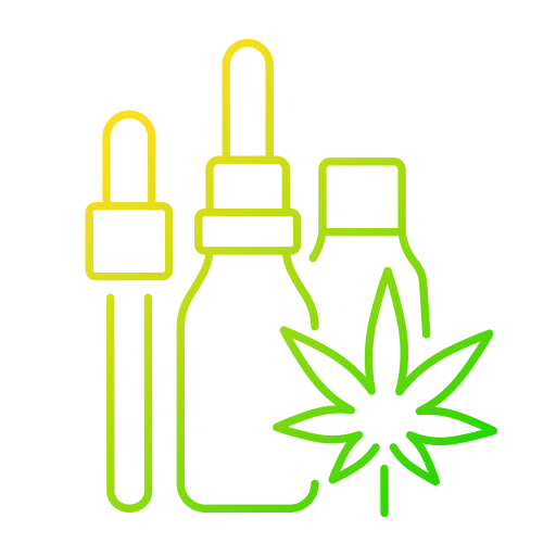 cannabisöl Generic Gradient icon